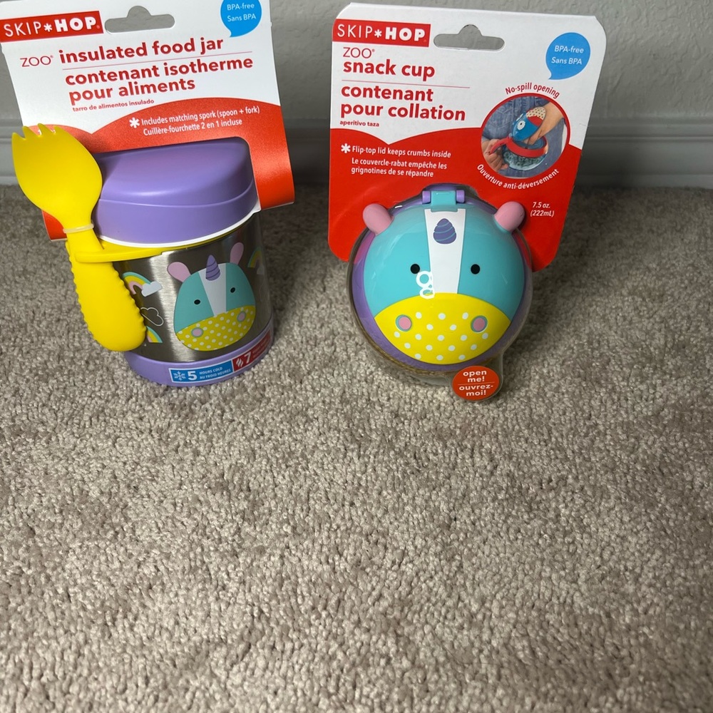 New SkipHop Eureka backpacks Snack cup and insulated food jar bundle - Picture 12 of 16